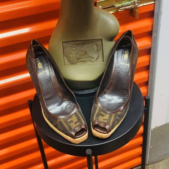 Fendi Shoes - authentic Fendi wedge with hat i will sell separately  just reach out